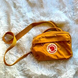 Yellow Fjallraven Kånken Hip Pack